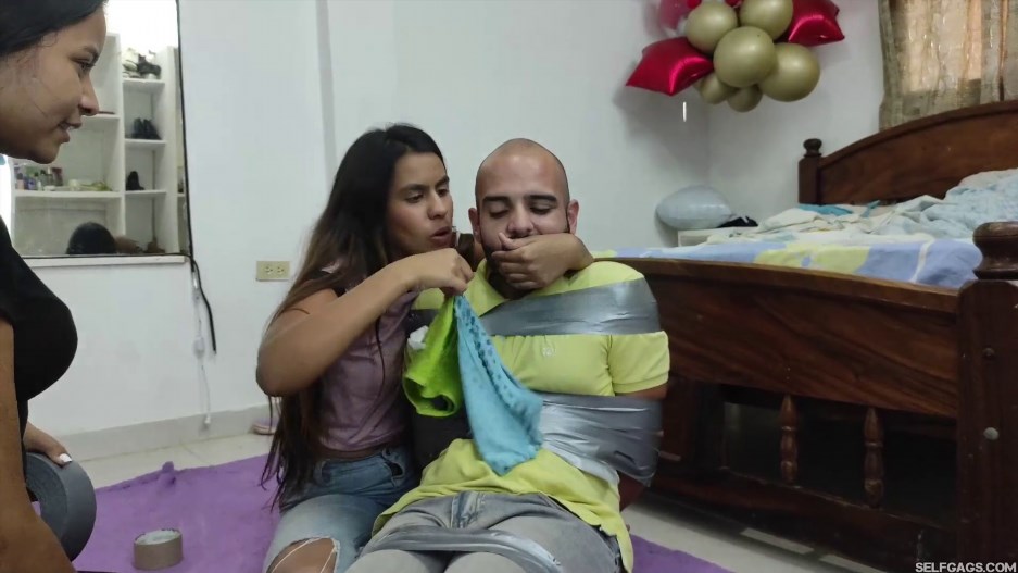 Selfgags Femdom Bondage - The Panty Trap